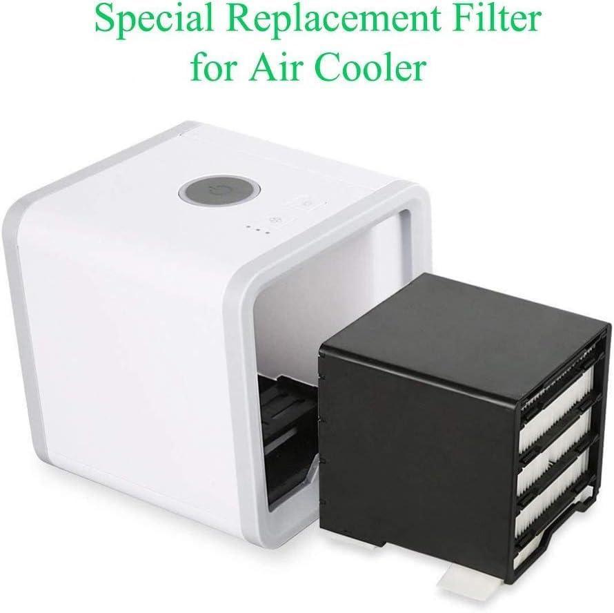 image:imageJiusion Filtre de Remplacement Compatible avec Le Refroidisseur dair Personnel Air Filtre de Remplacement Spcial Compatible avec Le Refroidisseur dair USB Air CoolerNoir