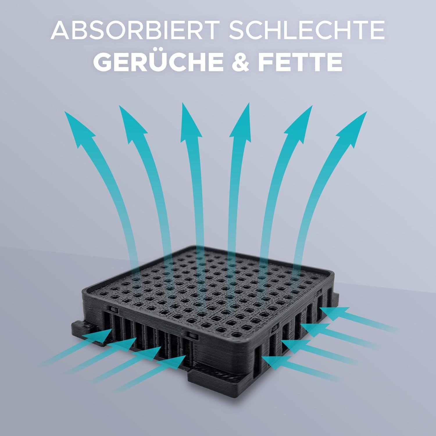 image:imageLot de 2 filtres charbon actif pour rfrigrateur Liebherr 909698900 988242900 988246000 Filtre air de rechange pour rfrigrateur conglateur Noir
