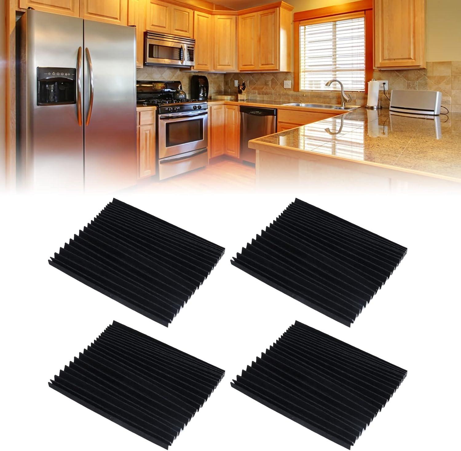 image:imageTOPINCN Filtre Air de Rfrigrateur Dsodorisant Filet de Rechange pour Rfrigrateur avec 4 Pices Electrolux Fitment Fit pour Electrolux Rfrigrateur Rfrigrateur Filtre Air