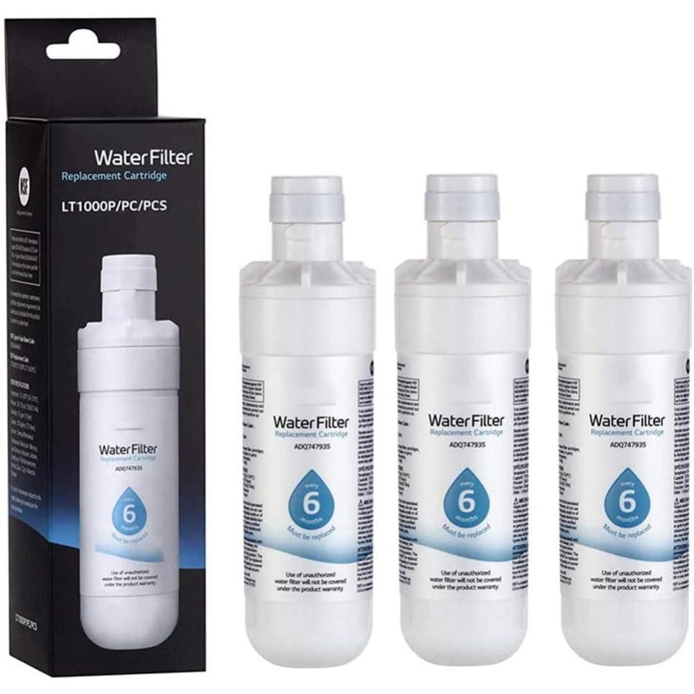 image:imageGenerisch Paquet de 3 ADQ747935 de remplacement de filtre eau pour LT1000P PCPCS ADQ74793501 ADQ74793502 LFXS26973S MDJ64844601 LMXS28626S LMXS30796S LMXC23796S3pack3pack