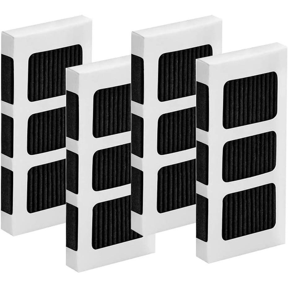 image:imageLot de 4 filtres air de rechange charbon actif pour rfrigrateur compatibles avec les modles 242047805 4582822 et 5303918847 liminateur pour le stockage des aliments frais