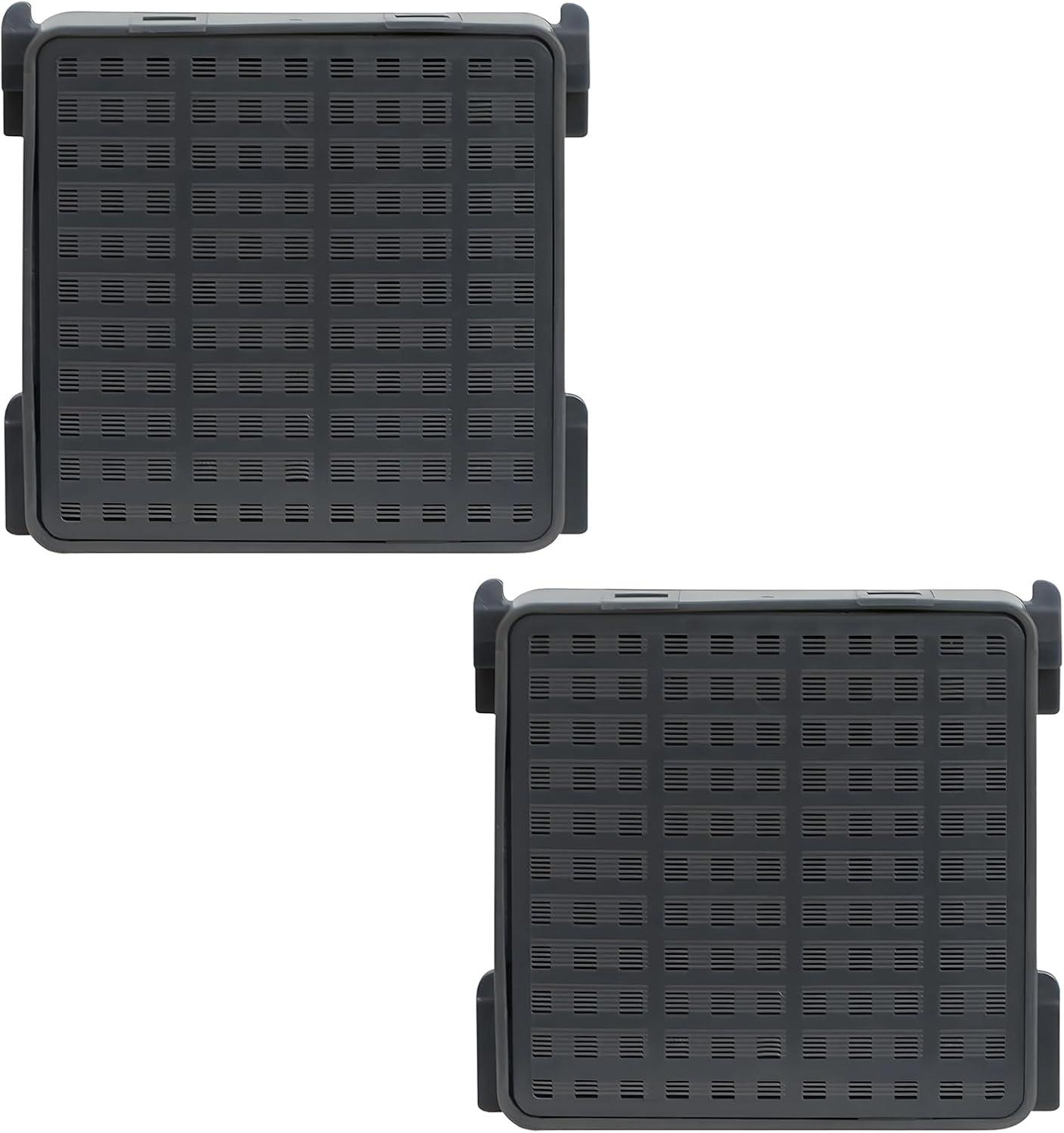image:image2 Pices Filtre Charbon Actif Compatibles avec Rfrigrateurs Liebherr 9096989 9882460 988246000 Filtre Fresh Air pour Liebherr Pice de Remplacement pour 744002100 afin damliorer la Fracheur