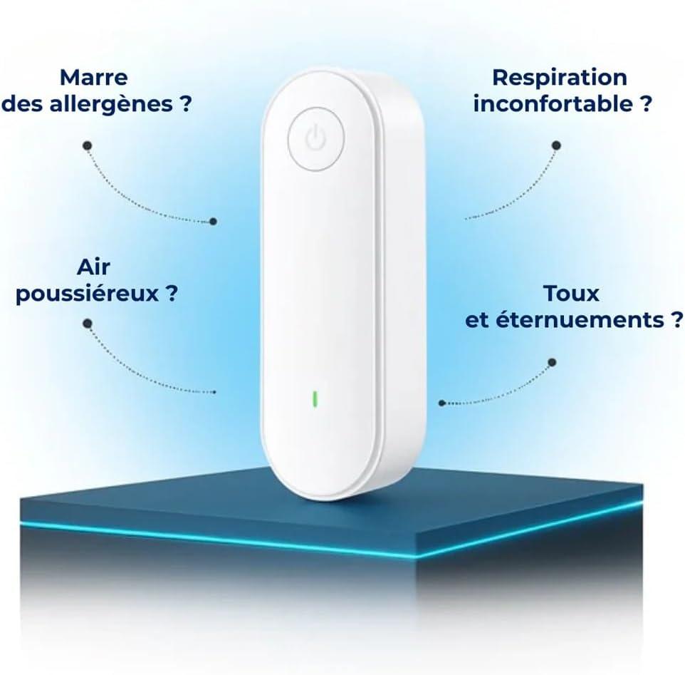 image:imageHarmonia Divine Purificateur Dair Purificateur Dair Ionique limination Silencieuse Des Odeurs et Filtre Particules Pour Cuisine Chambre Salon Garage Salle de Bain Pour Animaux5Pcs1pc