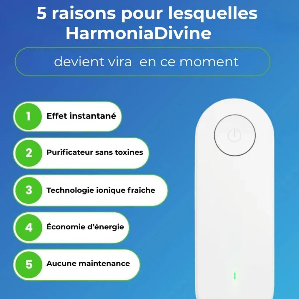 image:imageHarmonia Divine Purificateur Dair Purificateur Dair Ionique limination Silencieuse Des Odeurs et Filtre Particules Pour Cuisine Chambre Salon Garage Salle de Bain Pour Animaux5Pcs3pcs