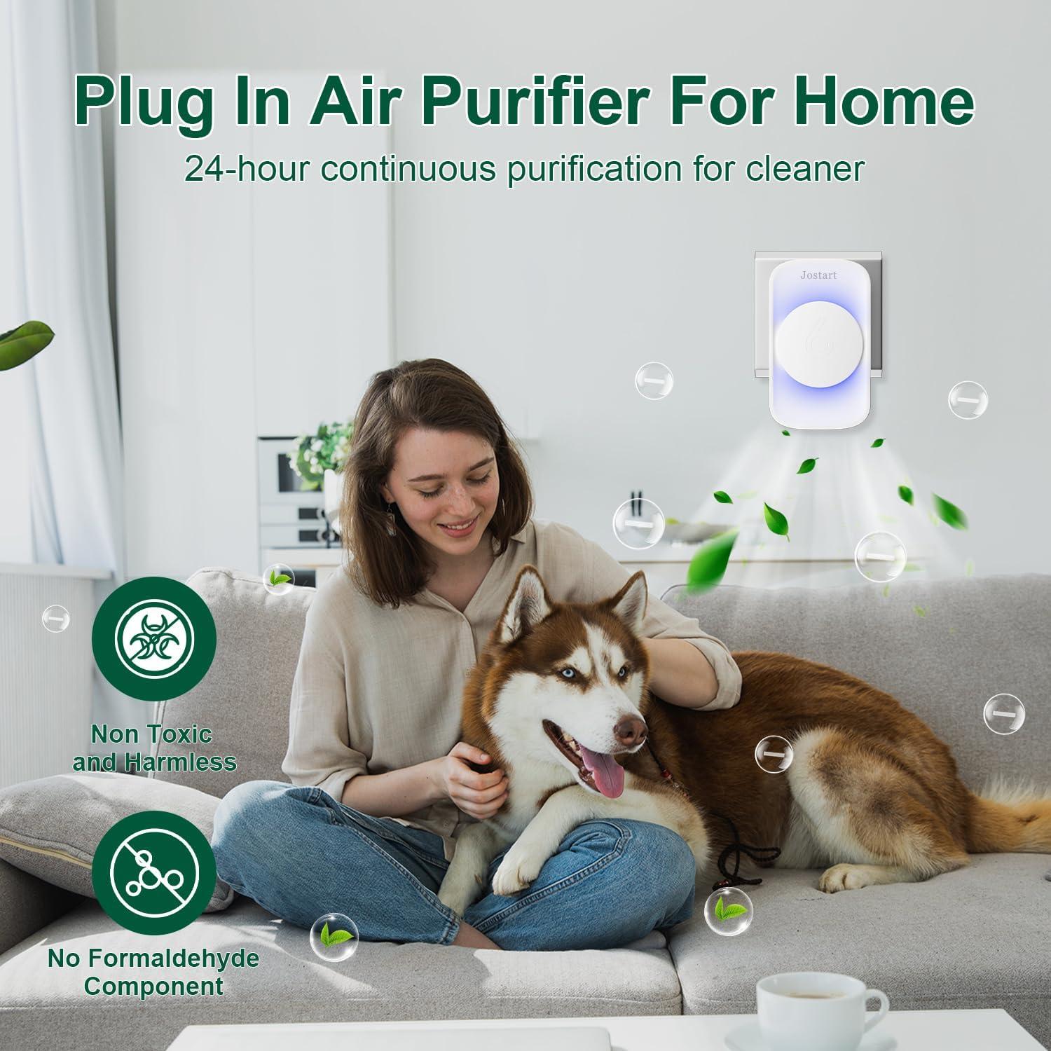 image:imageIonisateur Filtre Air Appartement lot de 3 Purificateurs Dair Silencieux Salle Fumeurs Petite Pice Pour Fume Animaux Domestiques Formaldhyde et Odeurs