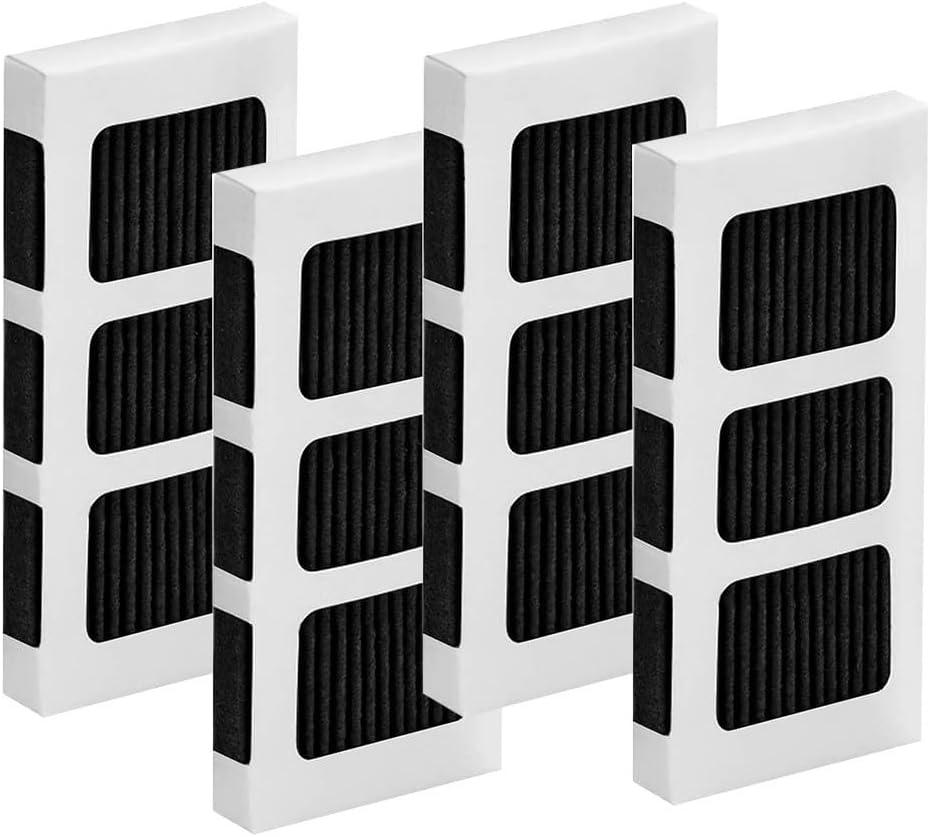 image:imageLot de 4 filtres air pour rfrigrateur Remplacement au charbon actif pour modles compatibles odeurs et garde les aliments frais