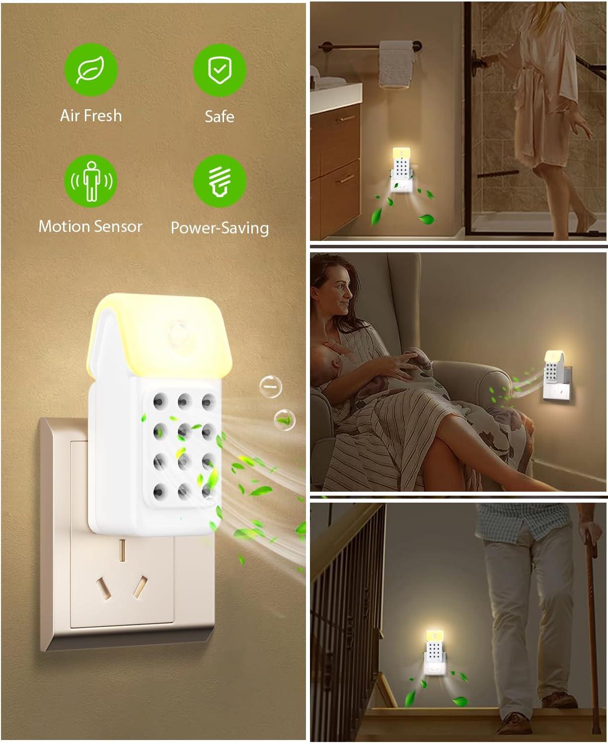 image:imagePurificateur dAir 1Pcs Dayear Plugin Negative Ion Purifier avec Capteur de Mouvement Mini Air Purifier Purificateur Ioniseur dAir pour ChambreMaisonSalonChambre dAnimaux