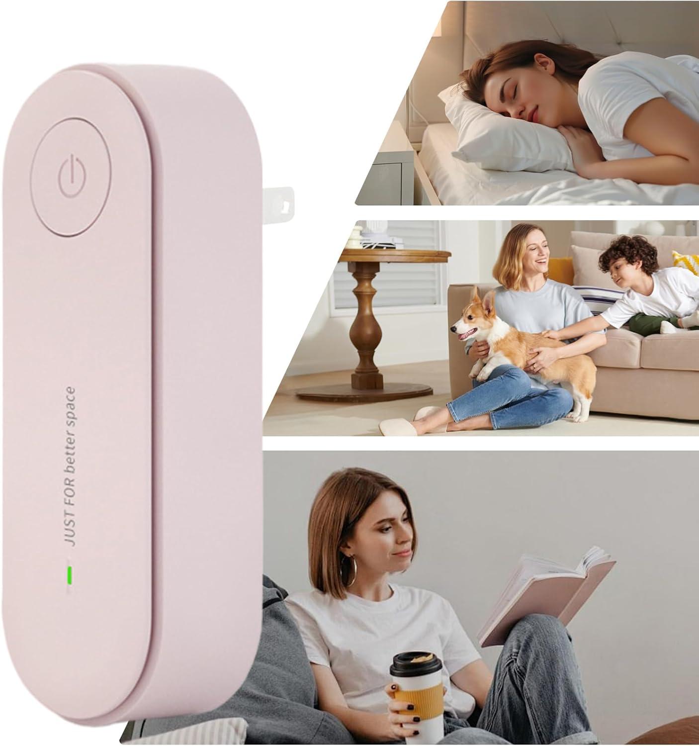 image:image4xPurificateur Dair Ionique BrancherNgatifs Purificateur Dair Ionique Sans OzonesPurificateurD Air Ioniques Anti Odeur Animaux limine Odeurs Danimaux Fume Et Poussire AntiAcariens UltrasonPink