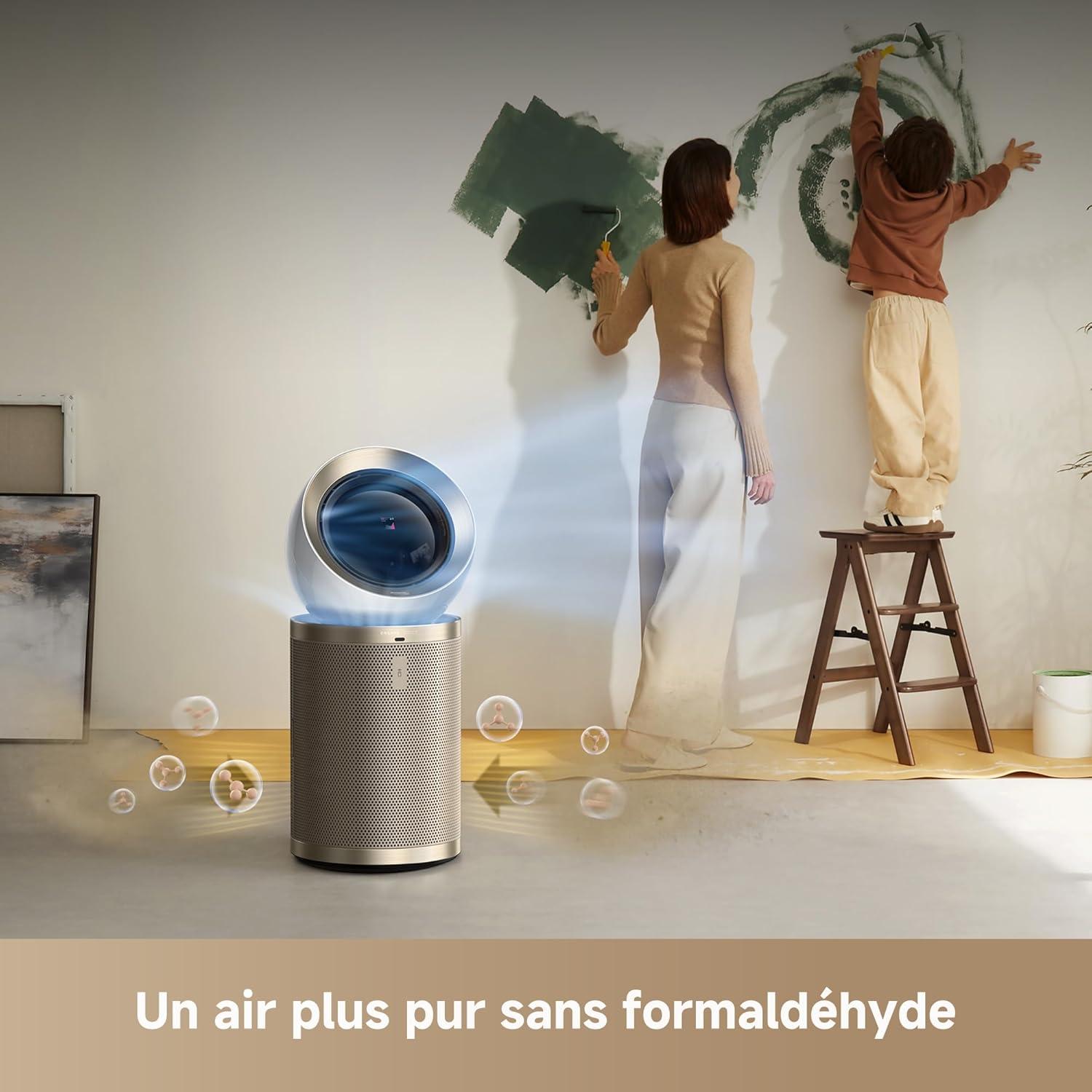 image:imageDREAME PM20 Purificateur dAir Avec Technologie Dualflow Modulation Chauffage Rapide En 3 Secondes Technologie Dlimination Et De Filtration Multicouche Et Filtration Mixte Innovante De LAirPM20