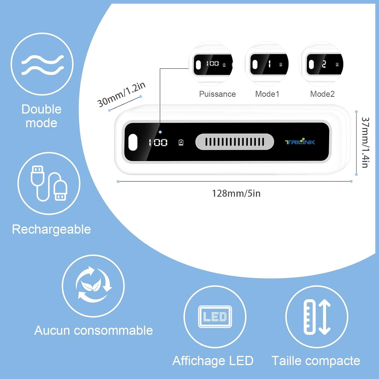 image:imageMini USB Dsodorisant Frigo Affichage LED Ozone Generateur Purificateur Dair Anti Odeur Frigo Absorbeur dodeur Destructeur dodeur pour rfrigrateur Armoire Placard Chaussures VoiturePremium