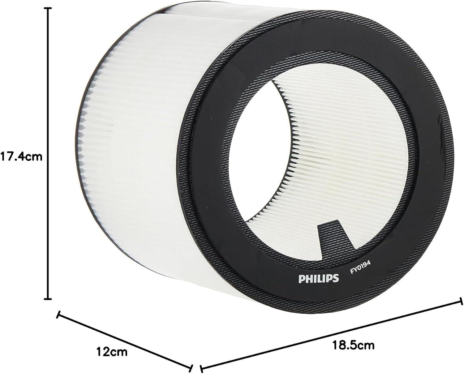 image:imagePhilips Filtre de remplacement pour purificateur dair Charbon Actif et Prfiltre dure de vie de 12 Mois Compatible avec AC0850 Protge du pollen poussires squames animales et gaz FY029330Filtre de rechange AC0820