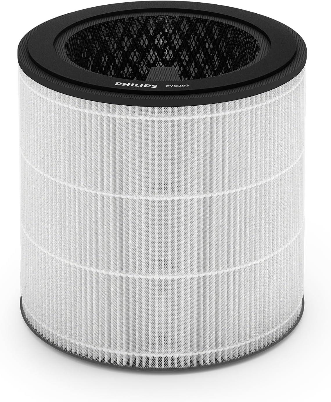 image:imagePhilips Filtre de remplacement pour purificateur dair Charbon Actif et Prfiltre dure de vie de 12 Mois Compatible avec AC0850 Protge du pollen poussires squames animales et gaz FY029330Filtre de rechange AC0830
