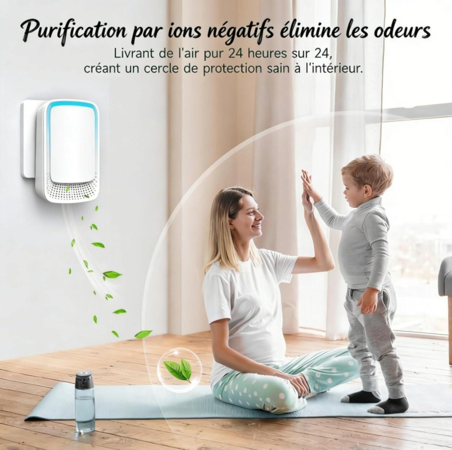 image:imagePurificateur Dair Ionique Hynoa Purificateur DAir MiniNgatif Plugin Negative Ion Purifier Purificateur Ioniseur DAir Pour ChambreMaisonSalonChambre DAnimaux Purifier Les Odeurs Blanc2Blanc1