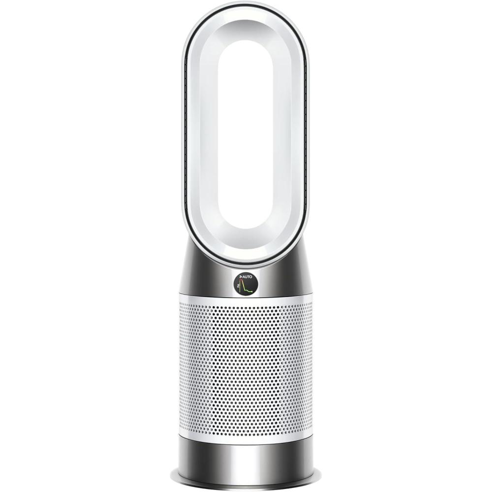 image:imageDyson Purifier HotCool Gen1 Purificateur dair et chauffage HP10 purification chauffage avec flux dair rafrachissant puissant ArgentHP10 Dyson