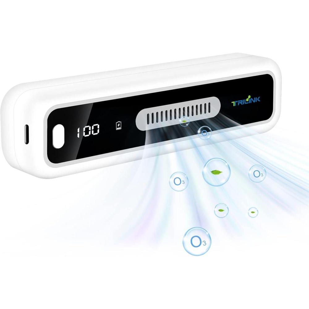 image:imageMini USB Dsodorisant Frigo Affichage LED Ozone Generateur Purificateur Dair Anti Odeur Frigo Absorbeur dodeur Destructeur dodeur pour rfrigrateur Armoire Placard Chaussures VoiturePremium