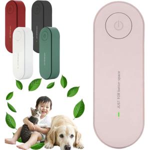 2026 Purificateur d&rsquo;Air Ionique Négatif Sans Filtre – Ioniseur d&rsquo;Air Silencieux – Éliminateur d&rsquo;Odeurs d&rsquo;Animaux et Poussière – pour Chambre, Salon, Cuisine – Compact Plug-in sans Ozone (6, Blanc)(Rose)