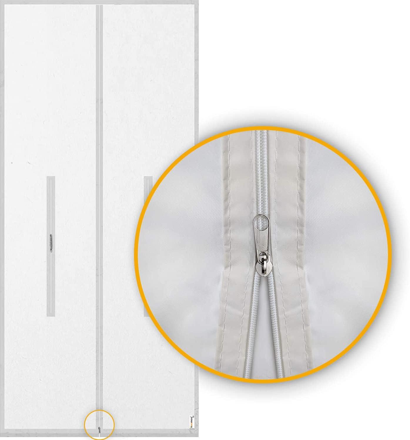 image:image600CM Tissu De Calfeutrage pour Fentres pour Climatiseur Mobile et ScheLinge Fonctionne avec Toutes Les Units de Climatisation Mobiles Installation Facile90x210 cm Standard