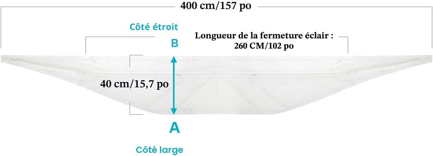 image:image600CM Tissu De Calfeutrage pour Fentres pour Climatiseur Mobile et ScheLinge Fonctionne avec Toutes Les Units de Climatisation Mobiles Installation Facile43l x 400L cm