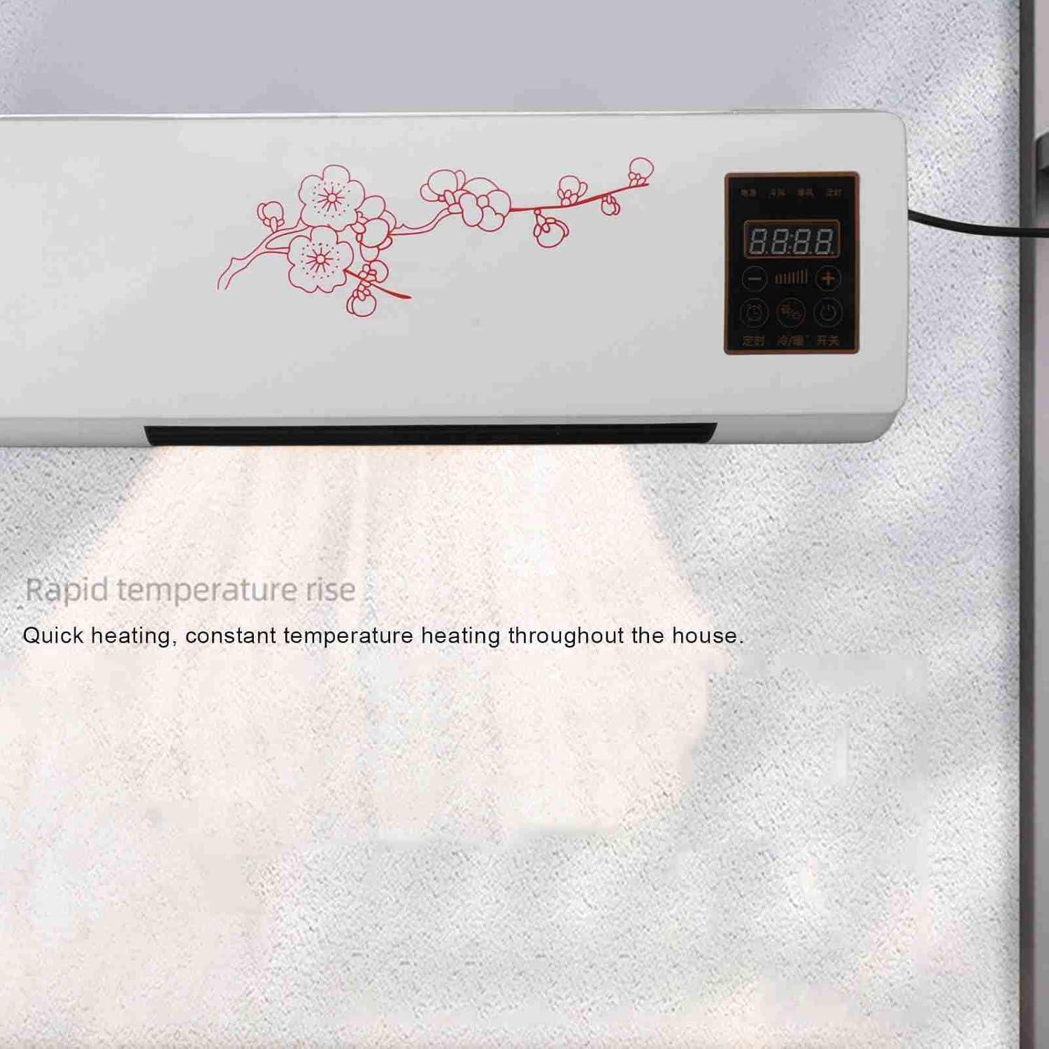 image:imageAramox Climatiseur Polyvalent Prise UE 220 V Refroidisseur Dair Mural Portable Faible Bruit avec Tlcommande pour Salle de Bain Chambre Coucher