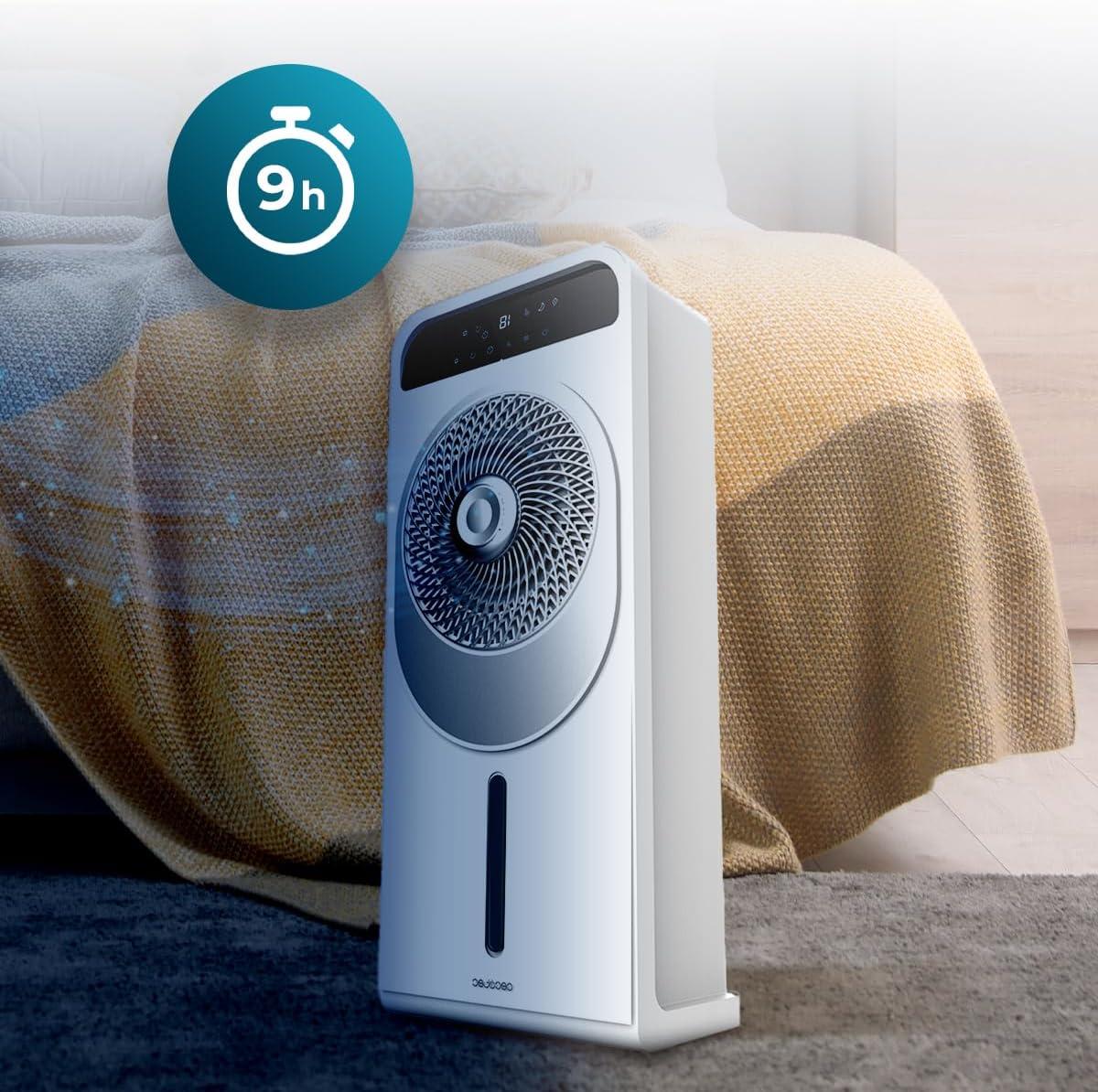 image:imageCecotec Refroidisseur vaporation EnergySilence 3500 Cool Compact 65 W Rservoir 35 L 3 Vitesses Oscillation 70 Roulettes Multidirectionnelles 2 Refroidisseurs Inclus5 L