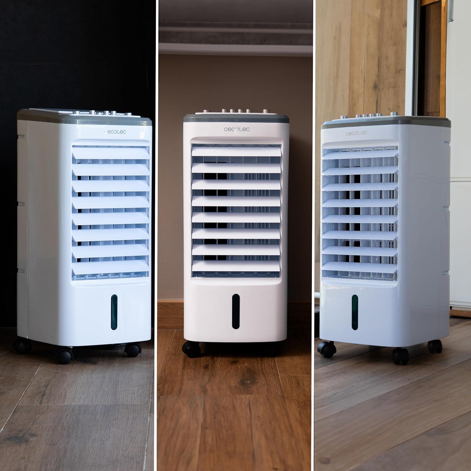 image:imageCecotec Refroidisseur vaporation EnergySilence 3500 Cool Compact 65 W Rservoir 35 L 3 Vitesses Oscillation 70 Roulettes Multidirectionnelles 2 Refroidisseurs Inclus3 5 L