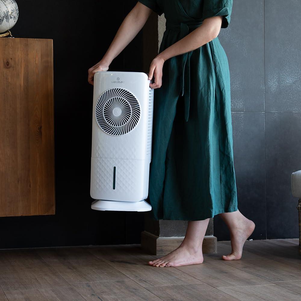 image:imageCecotec Refroidisseur vaporation EnergySilence 3500 Cool Compact 65 W Rservoir 35 L 3 Vitesses Oscillation 70 Roulettes Multidirectionnelles 2 Refroidisseurs Inclus3 5 L
