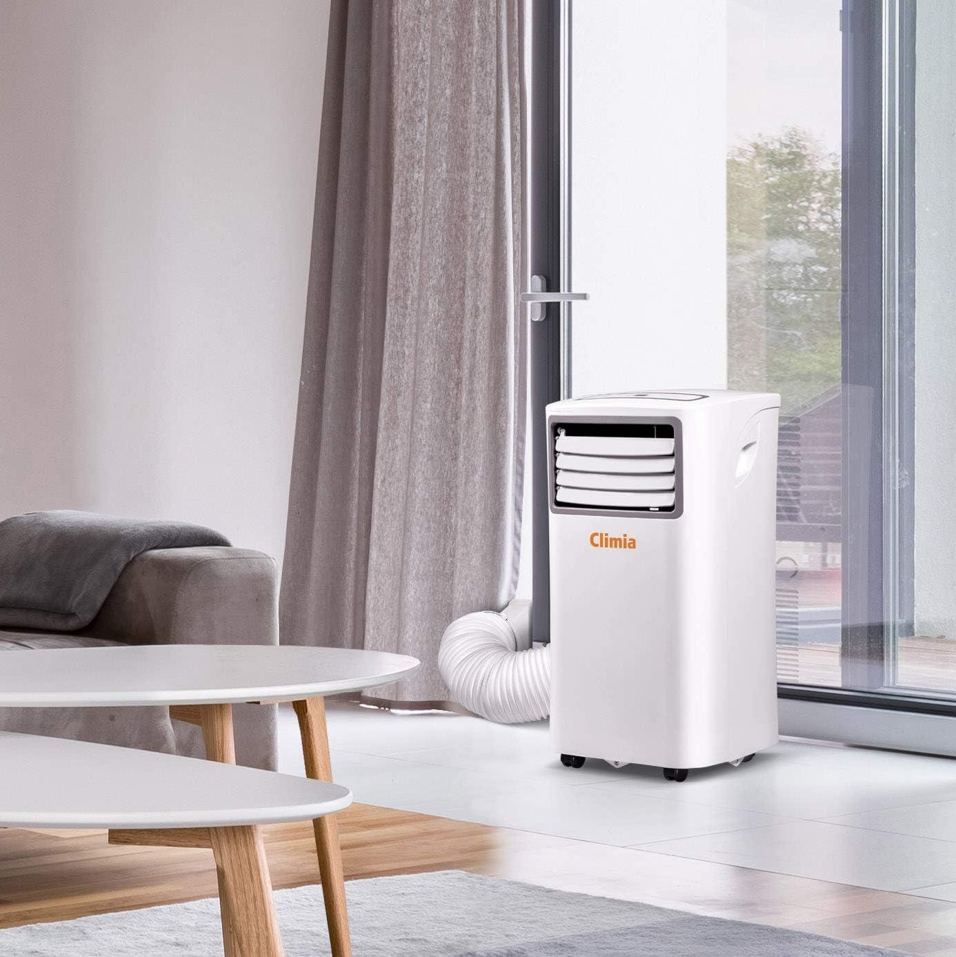 image:imageClimia CMK 2600 climatiseur mobile refroidisseur dair 3en1 ventilateur climatisation et dshumidificateur avec vacuation capacit 80 m3