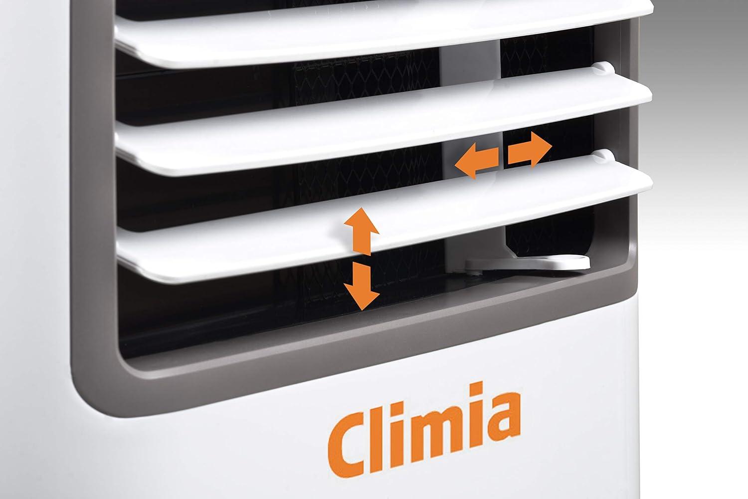 image:imageClimia CMK 2600 climatiseur mobile refroidisseur dair 3en1 ventilateur climatisation et dshumidificateur avec vacuation capacit 80 m3
