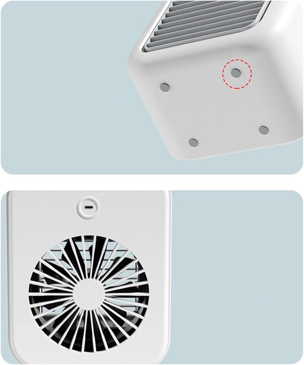 image:imageGnrique Ventilateur Climatiseur Miniature Humidificateur pour Petits EspacesVentilateur Climatiseur Portable Silencieux 2 Vitesses pour Dortoir Chambre de Bb Bureau Voyage Tente Camping Garage