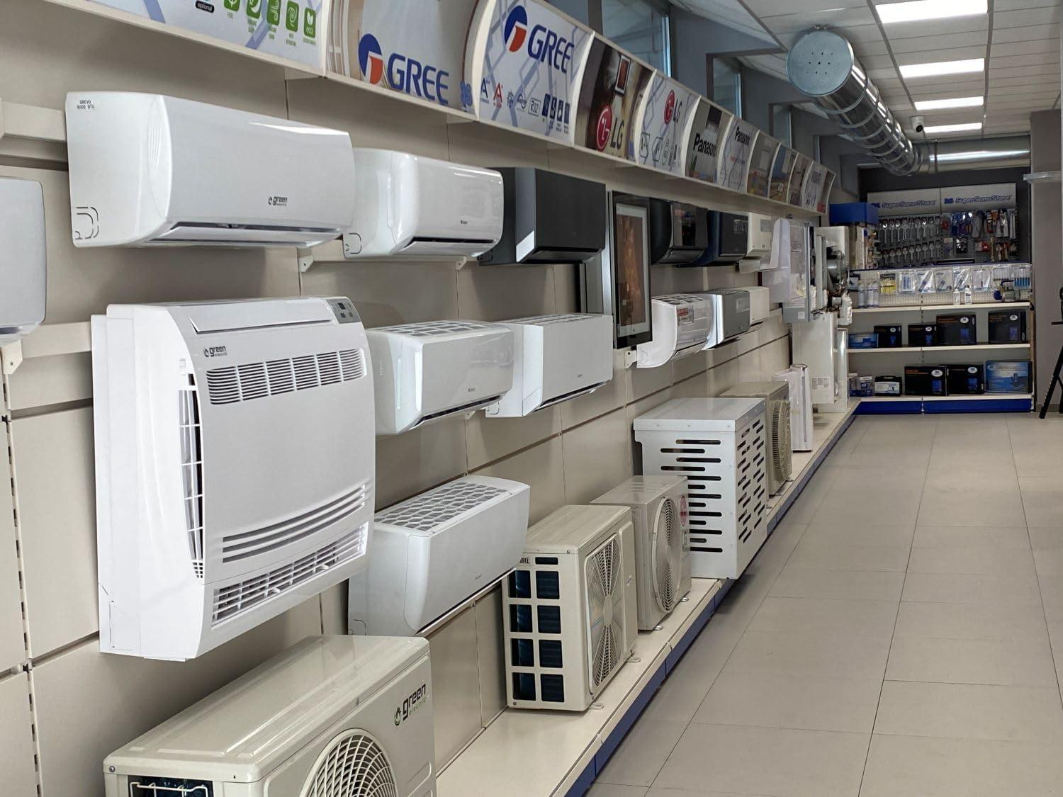 image:imagePlus Climatiseur Trial Split 9000 9000 18000 BTU WiFi R32 Efficacit nergtique AA 3 Units Intrieures et 1 Unit Extrieure avec Tlcommande Basse Consommation