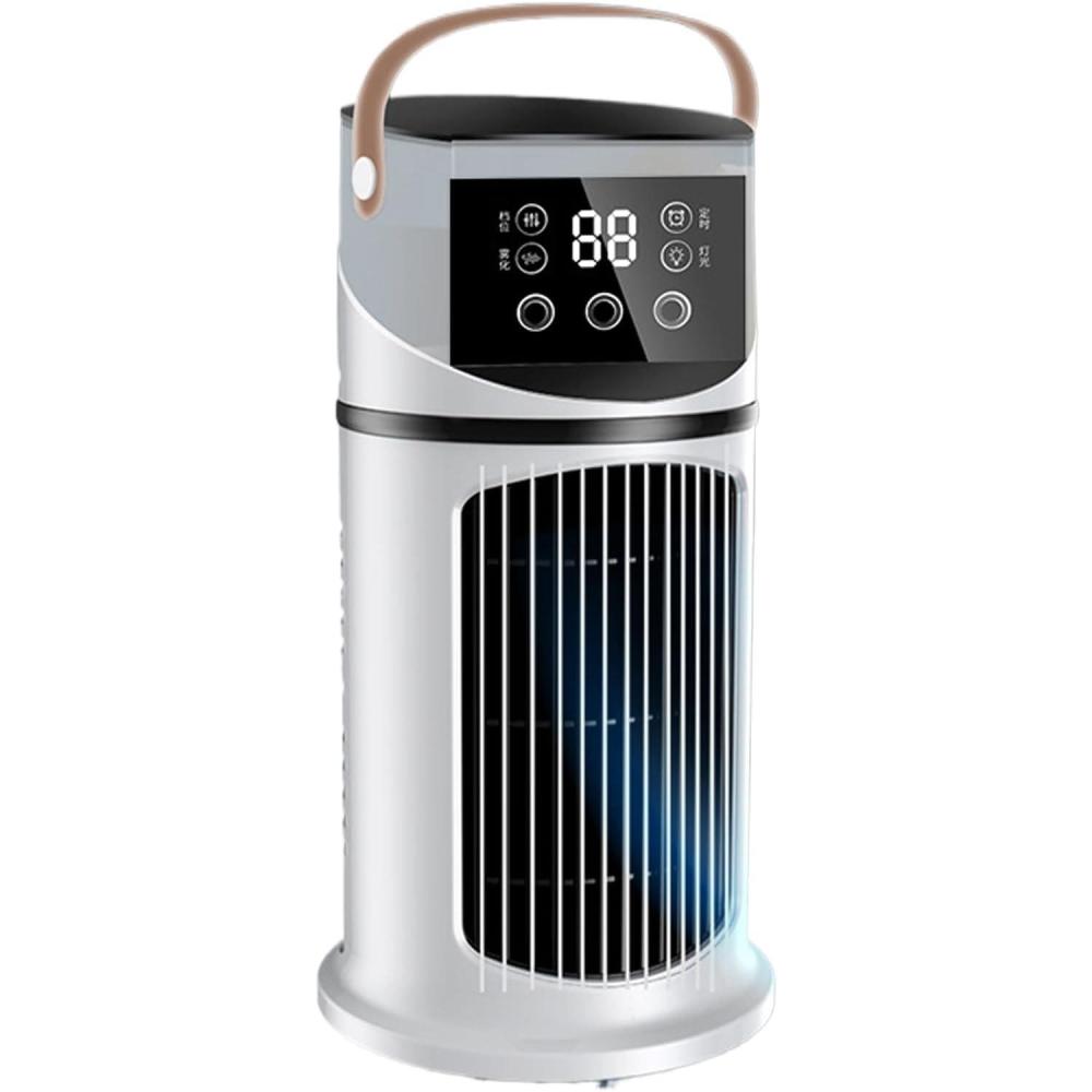 image:imageClimatiseur Mobile 4en1 Avec Dshumidificateur Ventilateur Et Mode Nuit Silencieux Ventilateur De Bureau Climatiseur Mobile Pour Intrieur Pour DortoirSalon Et Chambre Coucher 27x155x155cm