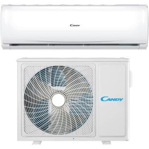 Candy, Climatiseur Smart Linea Pura 9000 Btu, 19 dBA, pompe à chaleur air chaud, auto-nettoyage, contrôle distant(9000 Btu)