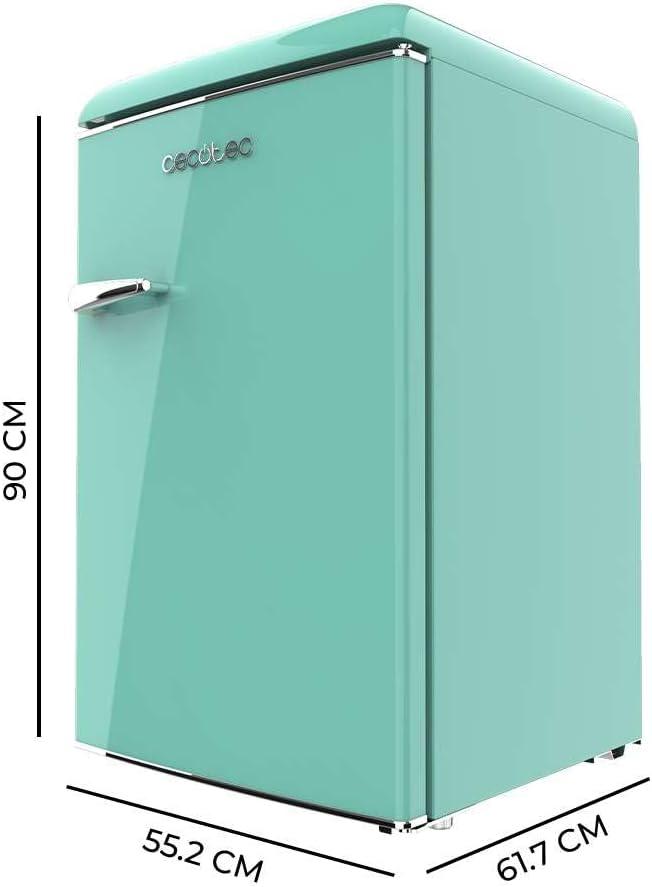image:imageCecotec Mini Frigo Rfrigrateur Rtro Bolero CoolMarket TT Origin 110 Noir E Mini Frigo Rtro avec une capacit de 110L Classe E Icebox LED intrieur Poigne Chrome Plateaux en VerreVert