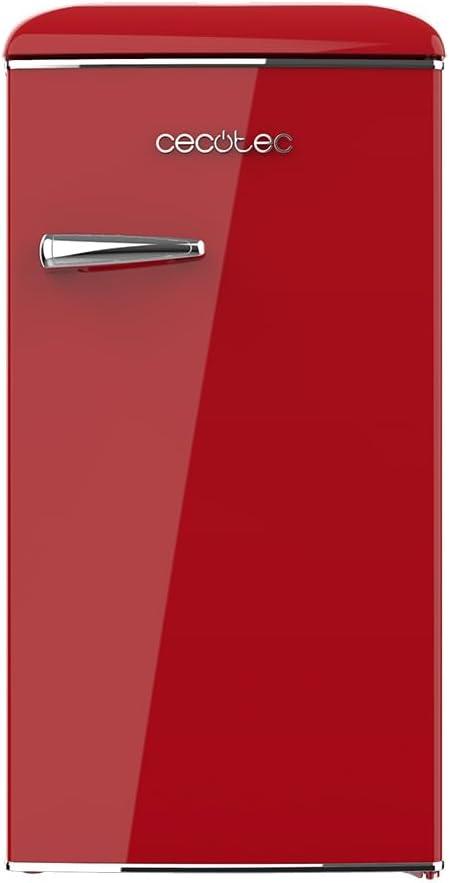 image:imageCecotec Mini Frigo Rfrigrateur Rtro Bolero CoolMarket TT Origin 110 Noir E Mini Frigo Rtro avec une capacit de 110L Classe E Icebox LED intrieur Poigne Chrome Plateaux en VerreRouge