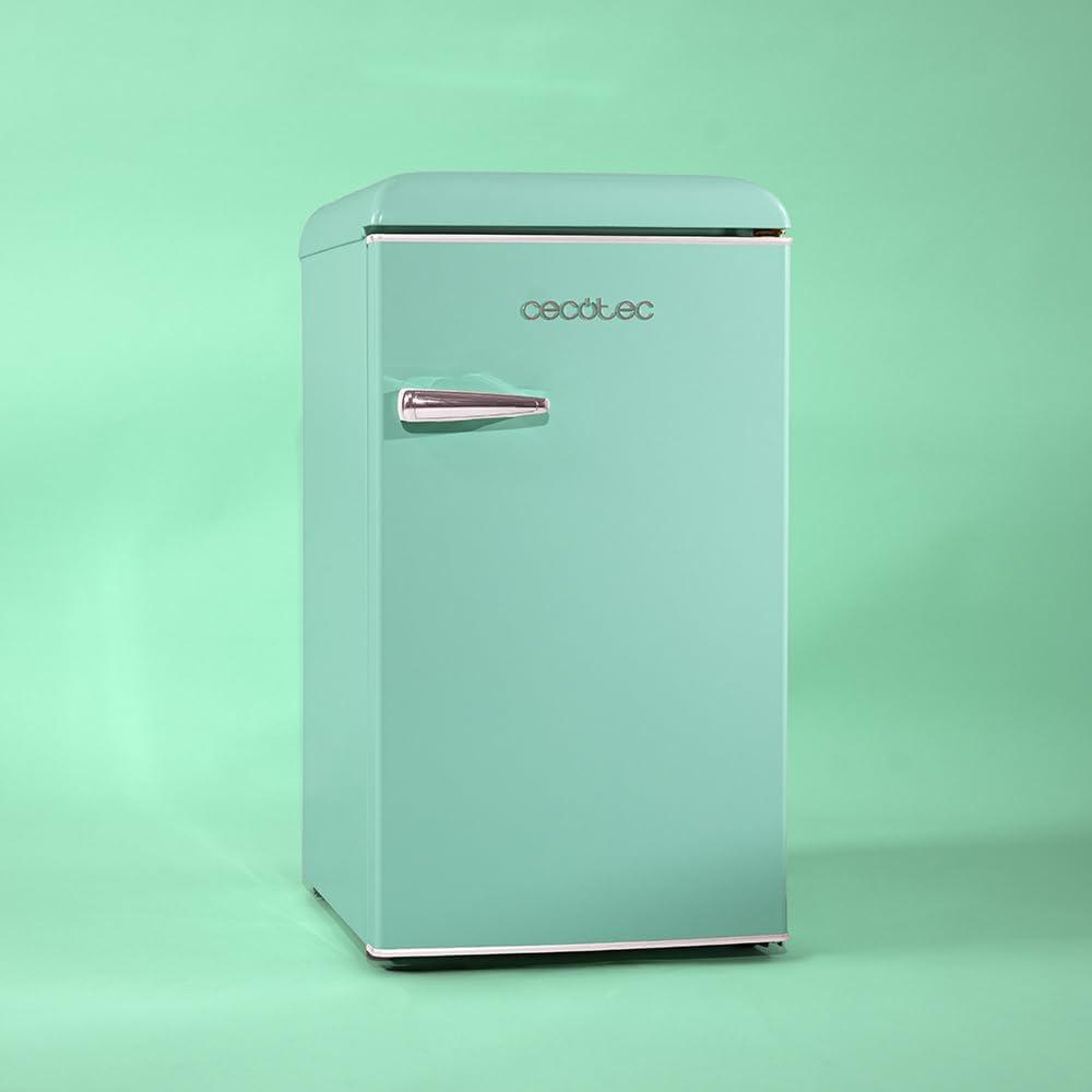image:imageCecotec Mini Frigo Rfrigrateur Rtro Bolero CoolMarket TT Origin 110 Noir E Mini Frigo Rtro avec une capacit de 110L Classe E Icebox LED intrieur Poigne Chrome Plateaux en VerreVert