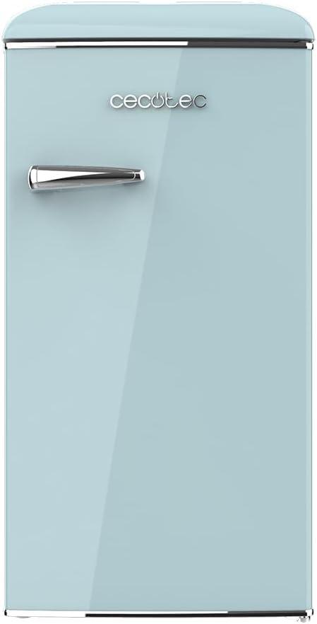 image:imageCecotec Mini Frigo Rfrigrateur Rtro Bolero CoolMarket TT Origin 110 Noir E Mini Frigo Rtro avec une capacit de 110L Classe E Icebox LED intrieur Poigne Chrome Plateaux en VerreBleu