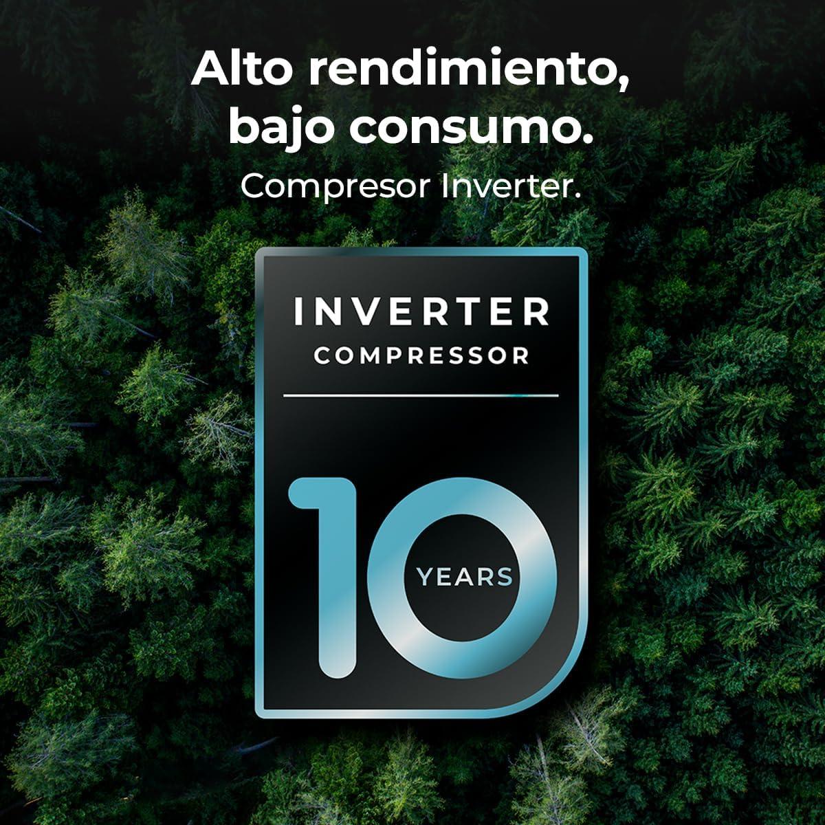 image:imageCecotec Rfrigrateur 4 Portes Total No Frost Bolero CoolMarket 4D 394 Inox E394 Litres Hauteur 170 cm et 70 cm Largeur Tiroir Temprature Variable Compresseur Inverter ATT AntibactrienInox