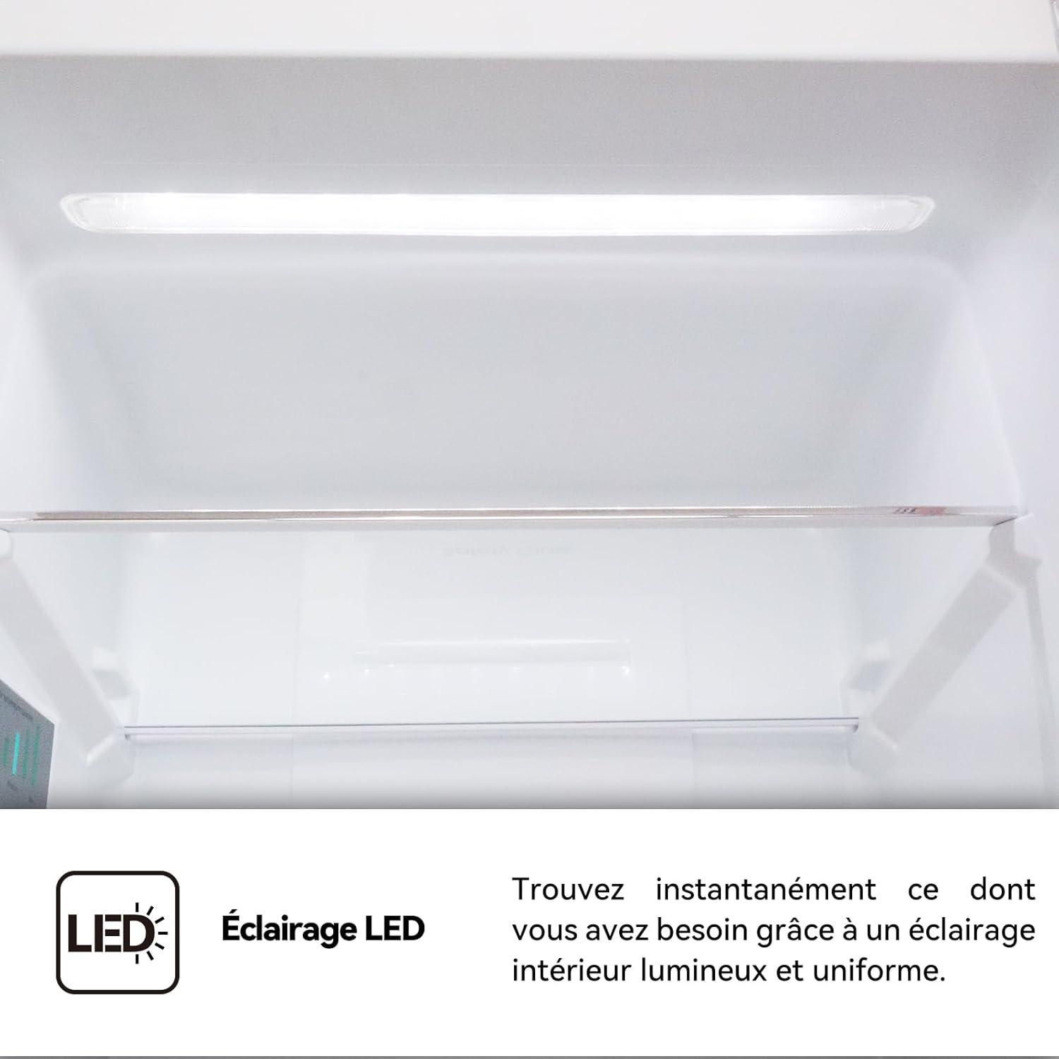 image:imagemagictec Frigo vintageRetro rfrigrateur congelateur 120 L 88 L32 L congelateur Low Frost Combinaison refrigerateur conglateur Design vintage clairage LED Vert matchaVert Matcha