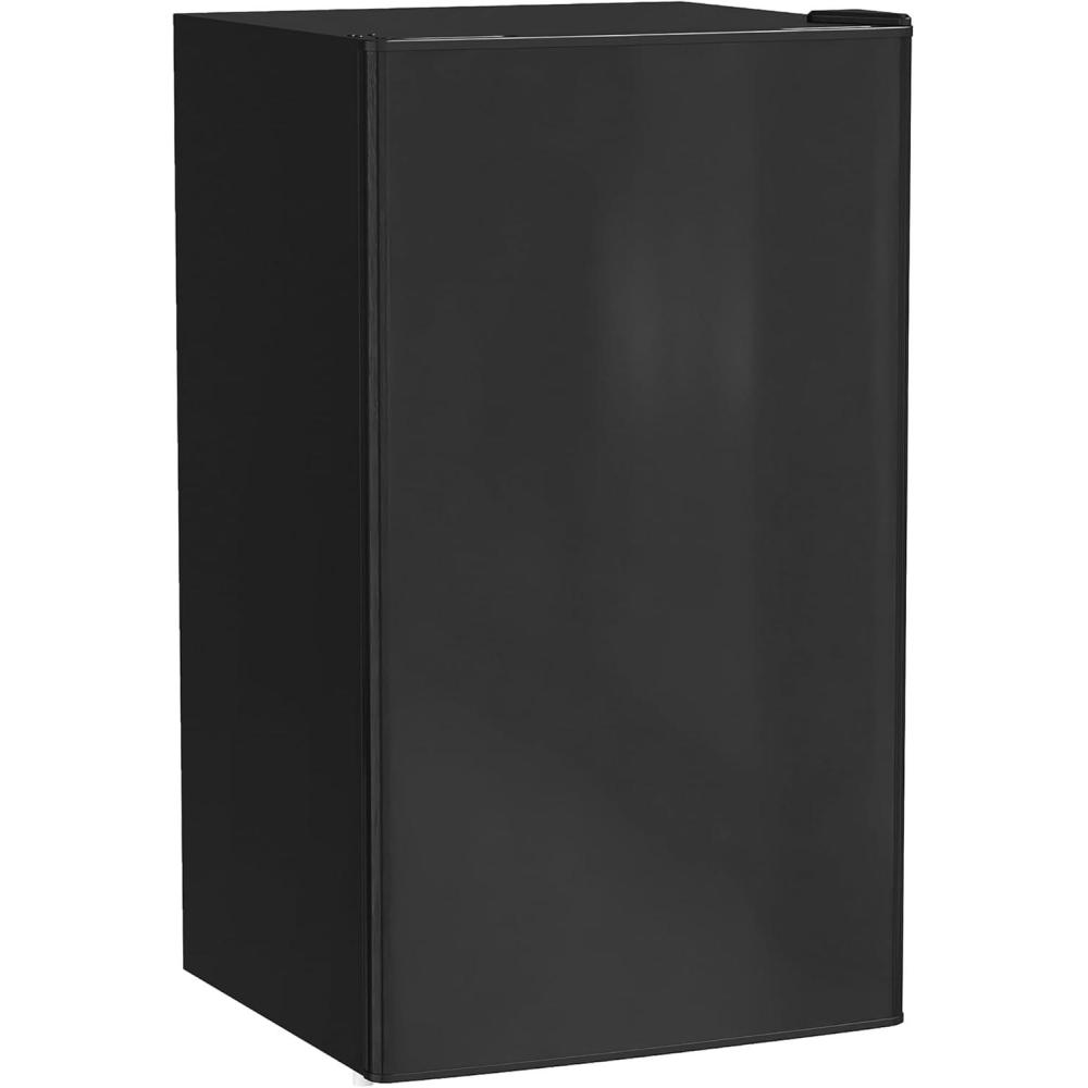 image:imageHOMCOM Rfrigrateur conglateur petit rfrigrateur une porte 91 L tagres modulables compartiment conglateur design souscomptoir noirNoir