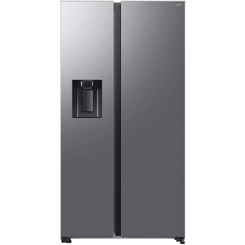 image:imageSamsung RS70F64KETEF Rfrigrateur amricain 640L SidebySide inox Platinum distributeur eauglaons WiFi Froid ventil