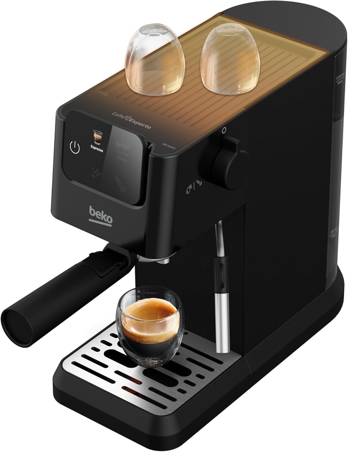 image:imageBEKO Machine Expresso manuelle avec buse vapeur Noir