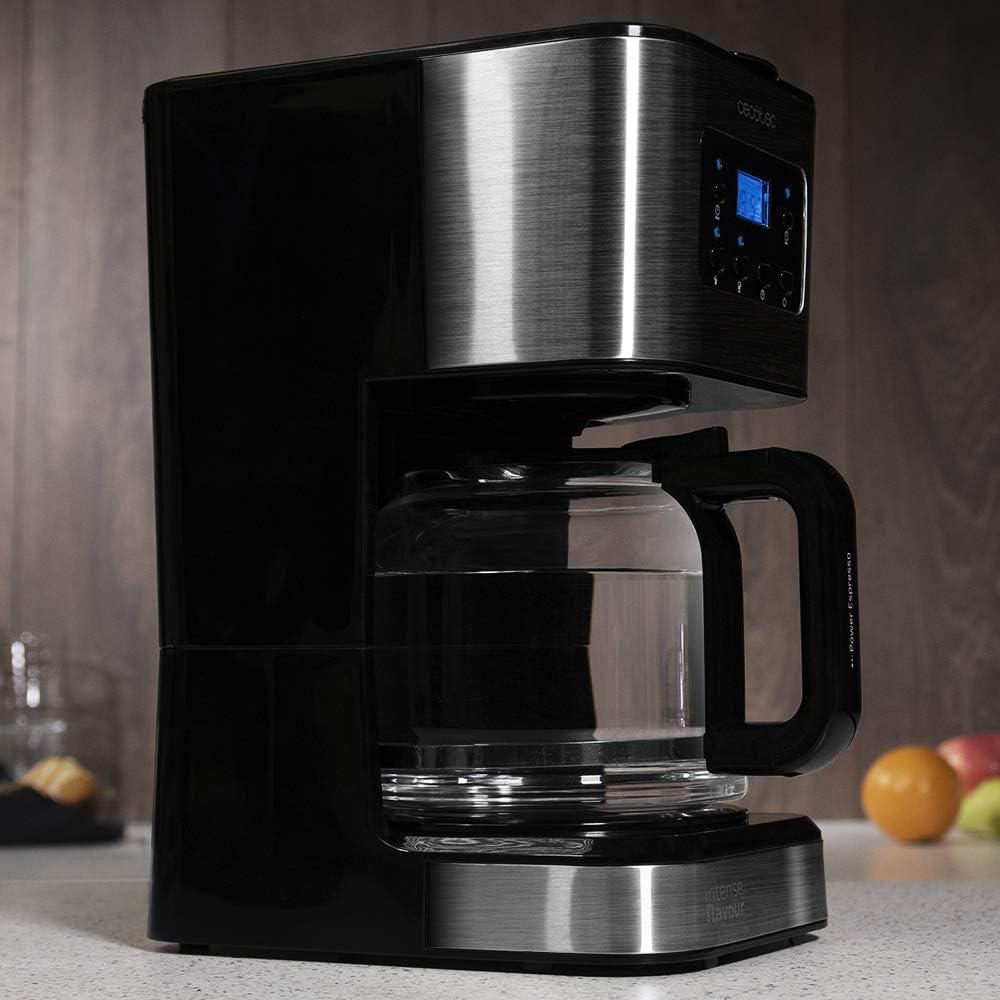 image:imageCecotec Cafetire Filtre Coffee 56 Time 800W de Puissance Programmez votre caf Inox cran LCD Bec Antigoutte Capacit 13L pour 12 Tasses Arrt Automatique Rservoir avec fentre12 Tazas Programable