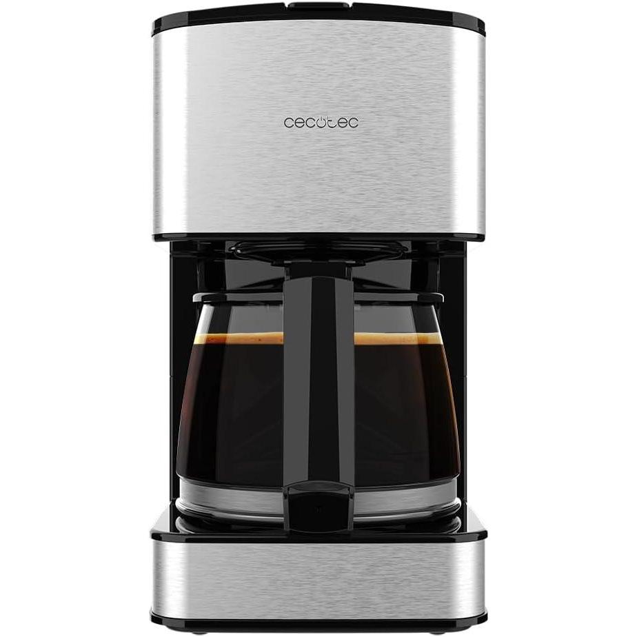 image:imageCecotec Cafetire Filtre Coffee 56 Time 800W de Puissance Programmez votre caf Inox cran LCD Bec Antigoutte Capacit 13L pour 12 Tasses Arrt Automatique Rservoir avec fentre6 Tazas 680W