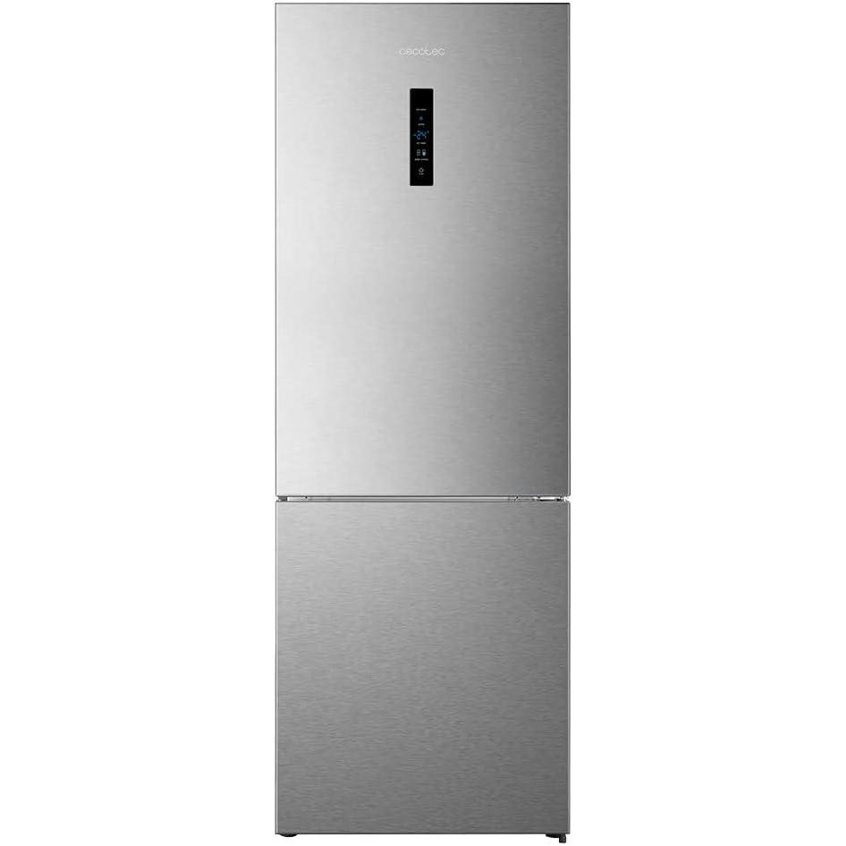 image:imageCecotec Rfrigrateur Combi 2 Portes Bolero CoolMarket Combi 495 Inox E 495 L Hauteur 200 cm et 70 cm de Largeur Basse Consommation Systme Multi Air Flow Total No Frost Multi CoolingInox