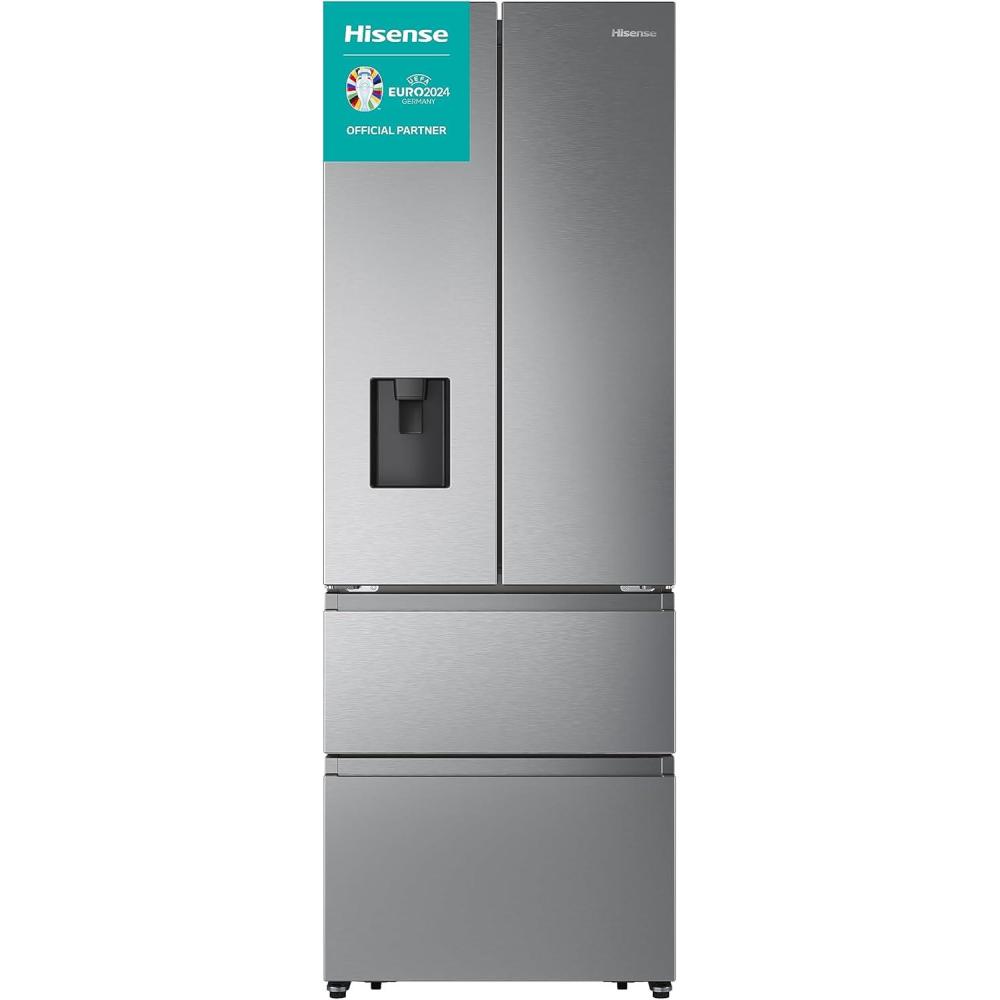 image:imageHisense RF632N4WIE Rfrigrateur conglateur porte franaise NoFrostPlus compresseur inverter distributeur deau CrispZone 200 cm partie rfrigrateur 336 l partie conglateur 149 l 38 dB