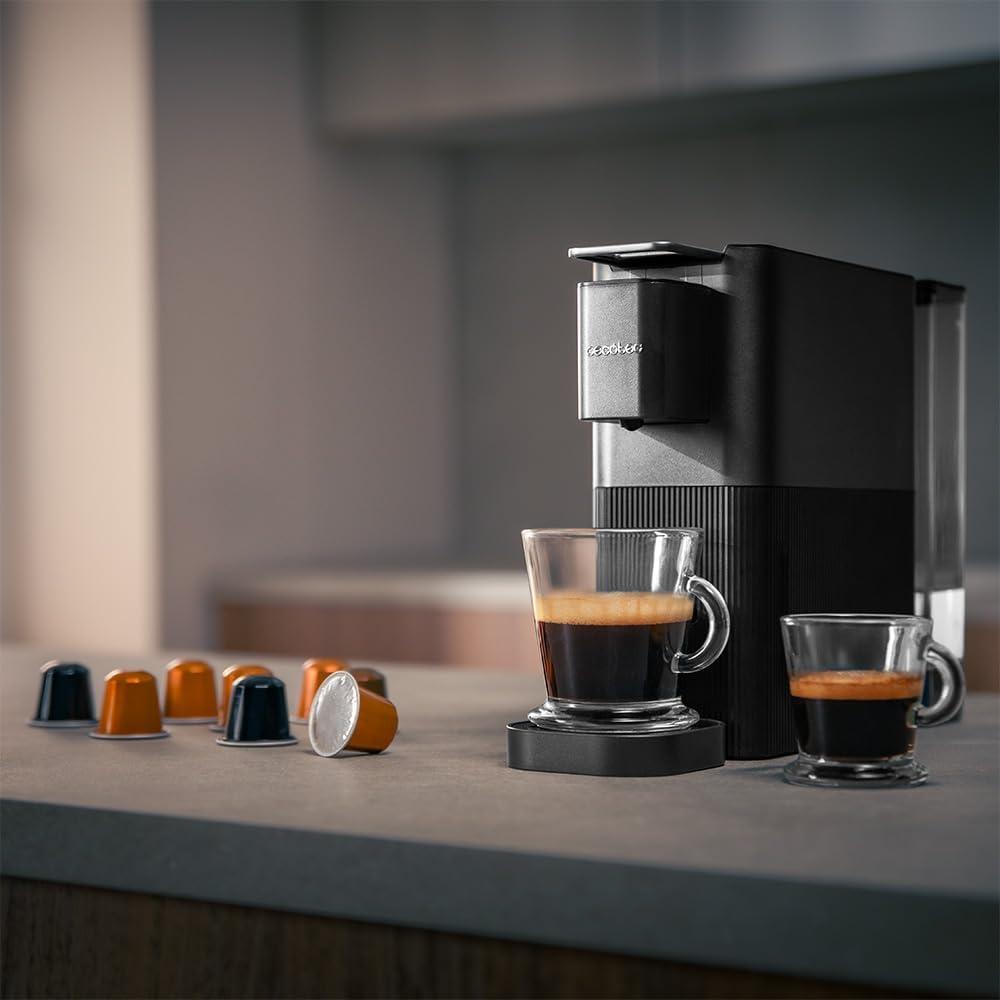 image:imageCecotec Cafetire Capsules Power Caps 20 1400W 20Bars Thermoblock Compatible Capsules Nespresso Rservoir dEau 700ml Arrt Automatique Hauteur Rglable Filtre Amovible 2Modes Antidrapant