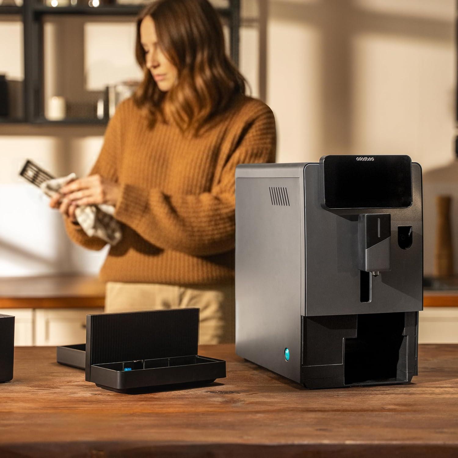 image:imageCecotec Machine Caf Expresso Superautomatique Cremmaet Latte Art 1500W 19 Bars Thermoblock 6 Boissons Rservoir de Caf 150g Moulin Conique AutoNettoyage Rservoir dEau 11L et Lait 400mlCremmaet Latte