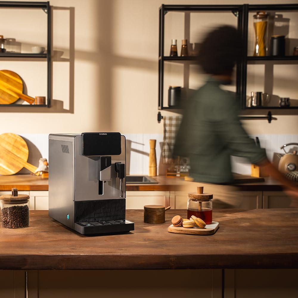 image:imageCecotec Machine Caf Expresso Superautomatique Cremmaet Latte Art 1500W 19 Bars Thermoblock 6 Boissons Rservoir de Caf 150g Moulin Conique AutoNettoyage Rservoir dEau 11L et Lait 400mlCremmaet Steam