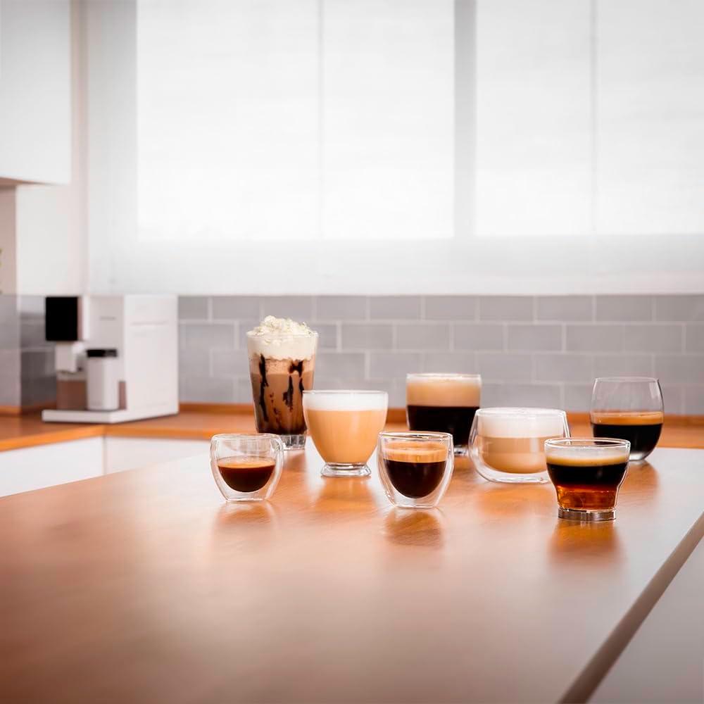 image:imageCecotec Machine a Cafe Grain Cremmaet Compactccino Black 19 barres Thermoblock Grains de caf frachement moulus avec PlugampPlay Rservoir de caf de 150gr avec moulin 11 L deau 400ml de laitRose Blanche Wifi