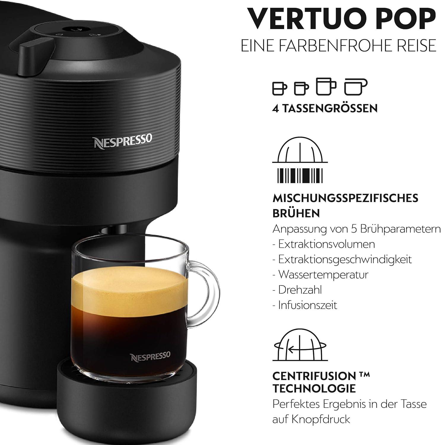 image:imageNespresso Machine caf Vertuo Pop Noir Delonghi ENV90BNoir